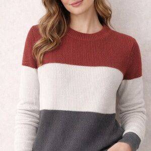 Kismet Color-Block Knit Sweater – Size M